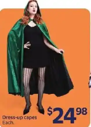 Walmart Dress-up capes offer