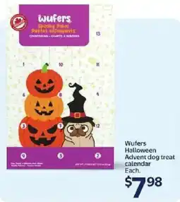 Walmart Wufers Halloween Advent dog treat calendar offer