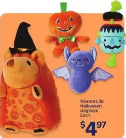 Walmart Vibrant Life Halloween dog toys offer