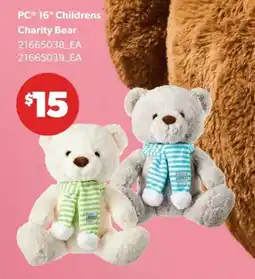 Real Canadian Superstore PC 16" Childrens Charity Bear offer