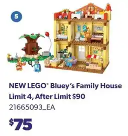 Real Canadian Superstore New lego bluey's family house offer