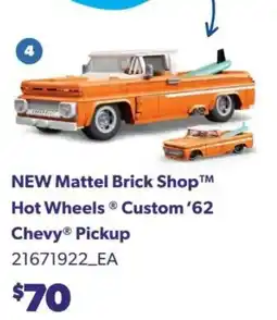 Real Canadian Superstore NEW Mattel Brick Shop Hot Wheels Custom '62 offer