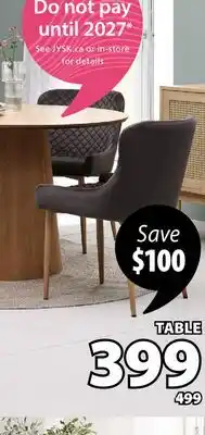 JYSK KLIPLEV Dining table offer