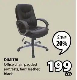 JYSK DIMITRI Office chair, padded offer