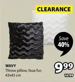JYSK WAVY Throw pillow offer