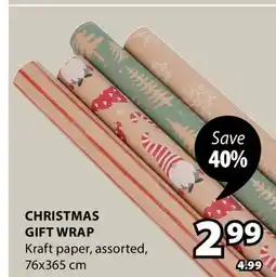 JYSK CHRISTMAS GIFT WRAP offer