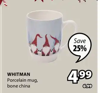 JYSK WHITMAN Porcelain mug offer