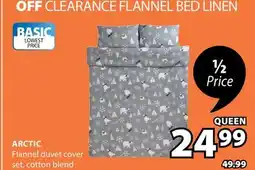 JYSK ARCTIC Flannel duvet cover set offer