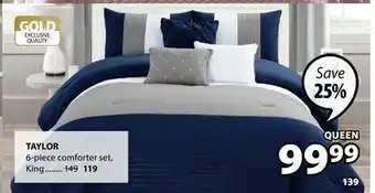 JYSK TAYLOR 6-piece comforter set offer