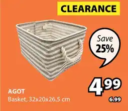 JYSK AGOT Basket offer