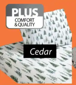 JYSK Cedar Flannel Sheet set offer