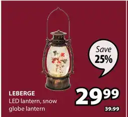 JYSK LEBERGE LED lantern offer
