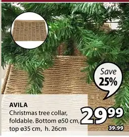 JYSK AVILA Christmas tree collar offer