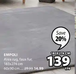 JYSK EMPOLI Area rug offer