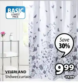 JYSK VEIERLAND Shower curtain offer