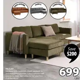 JYSK FALSLEV Sectional sofa offer