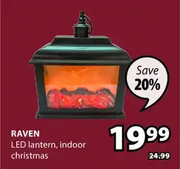JYSK RAVEN LED lantern, indoor christmas offer