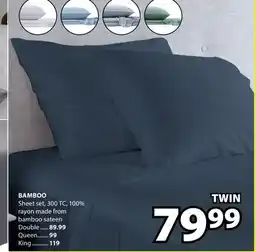 JYSK BAMBOO Sheet set offer