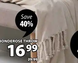 JYSK BONDEROSE THROW offer