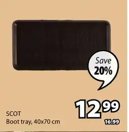 JYSK SCOT Boot tray offer