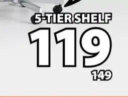 JYSK HERNING 5-TIER SHELF offer