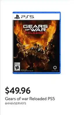 Walmart Gears of war Reloaded PS5 offer