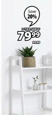 JYSK HERNING 3-TIER BOOKCASE offer