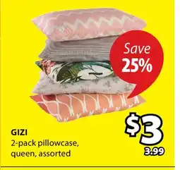 JYSK GIZI 2-pack pillowcase offer