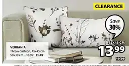 JYSK VERBANIA Throw cushion offer