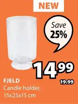 JYSK FJELD Candle holder offer