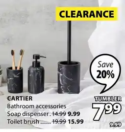 JYSK CARTIER Bathroom accessories offer