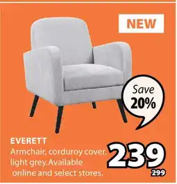 JYSK EVERETT Armchair offer