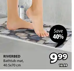 JYSK RIVERBED Bathtub mat offer