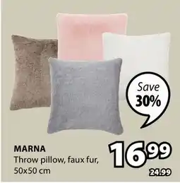 JYSK MARNA Throw pillow offer