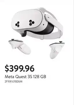 Walmart Meta Quest 3S 128 GB offer