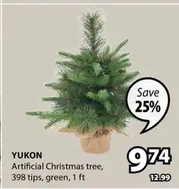 JYSK YUKON Artificial Christmas tree offer