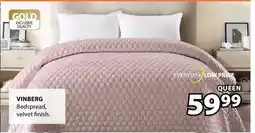 JYSK VINBERG Bedspread, velvet finish offer
