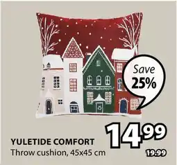 JYSK YULETIDE COMFORT Throw cushion offer