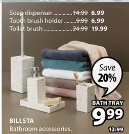JYSK BILLSTA Bathroom accessories offer