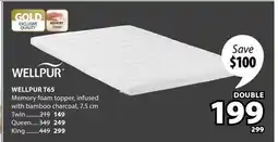 JYSK WELLPUR T65 Memory foam topper offer