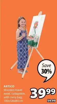 JYSK ARTICO Wooden travel easel offer