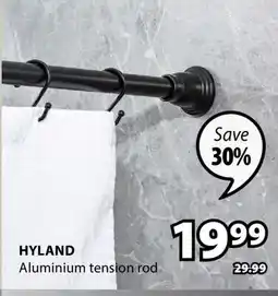 JYSK HYLAND Aluminium tension rod offer