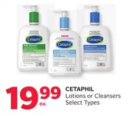 Rexall CETAPHIL Lotions or Cleansers offer