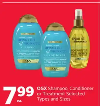 Rexall OGX Shampoo, Conditioner or Treatment offer
