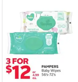 Rexall PAMPERS Baby Wipes offer