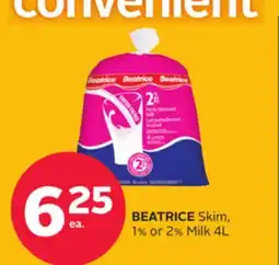 Rexall BEATRICE Skim, 1% or 2% Milk offer