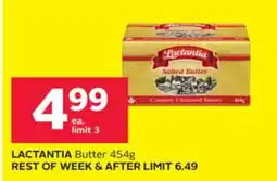 Rexall LACTANTIA Butter offer