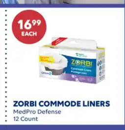 Wellwise by Shoppers MEDPRO DEFENSE ZORBI COMMODE LINERS offer