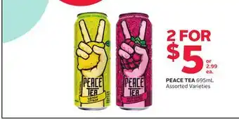 Rexall PEACE TEA offer