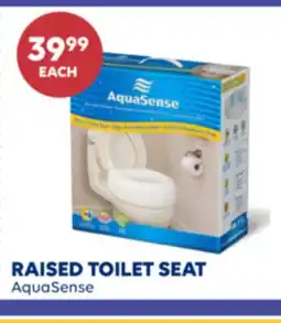 Wellwise by Shoppers RAISED TOILET SEAT AquaSense offer